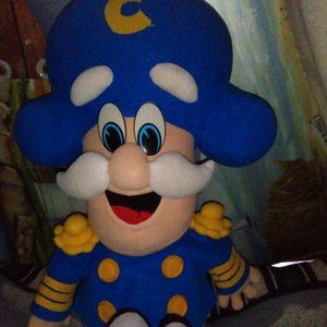 Vintage Captain Crunch Mascot Plush from the Cereal Large Stuffed Animal